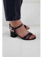 Siyah Rahat Kadın Sandalet